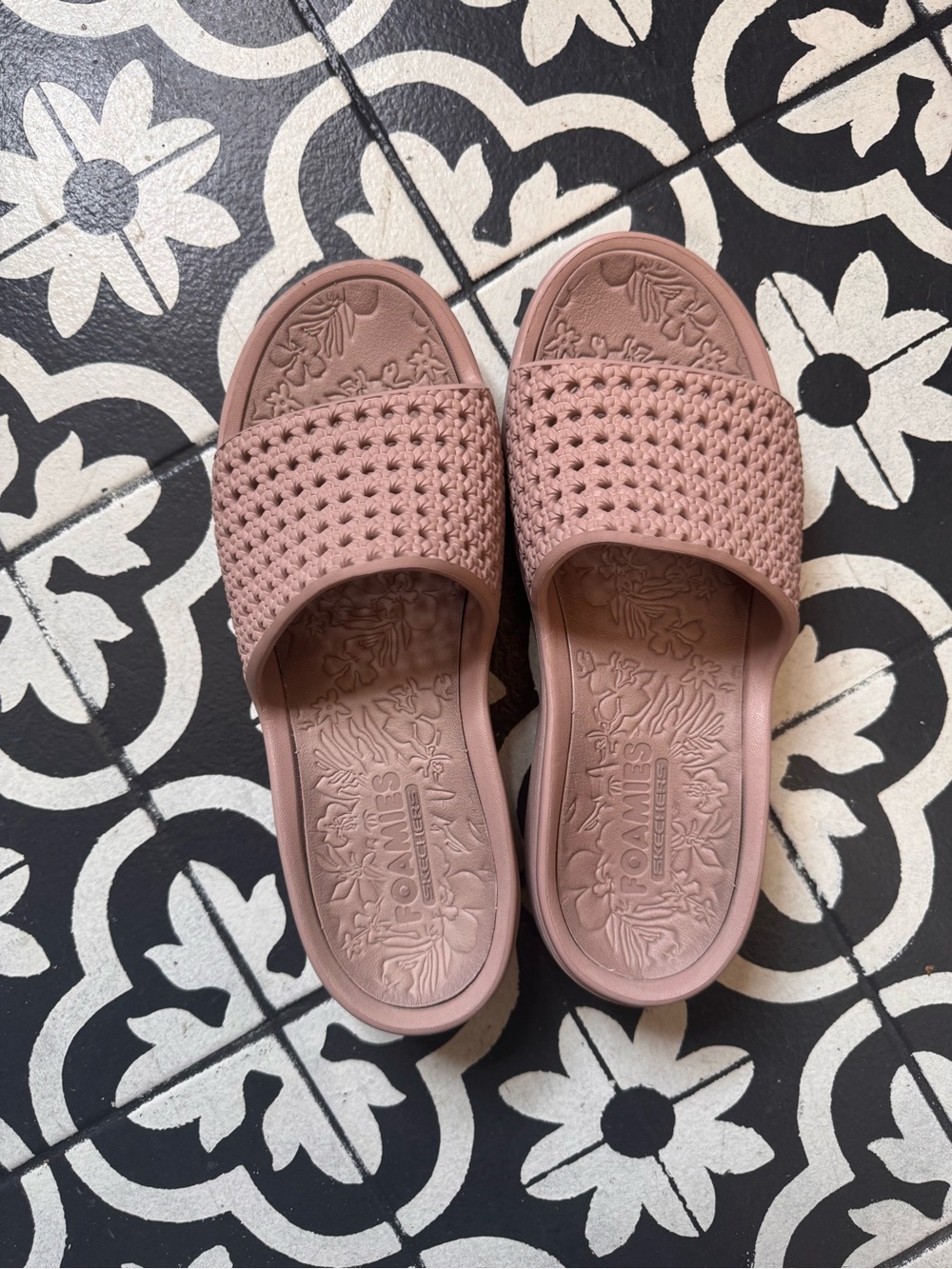 Rose Pink Slide Foamies Sandals